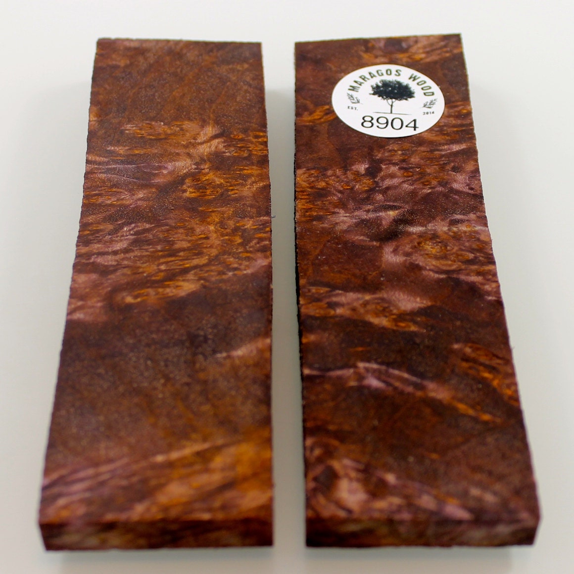 Stabilized Maple burl wood Knife Scales , exotic wood scales,Stabilized