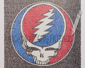 Grateful Dead word art print