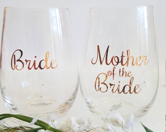 DIY Bridal Party Glass Decal sticker - Style RCH