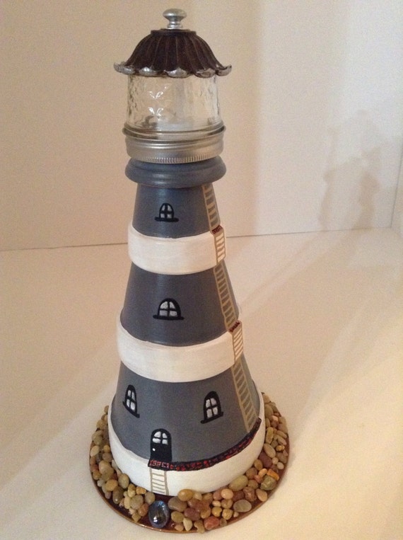 Lighthouse // lighthouse made with clay pots // Lighthouse