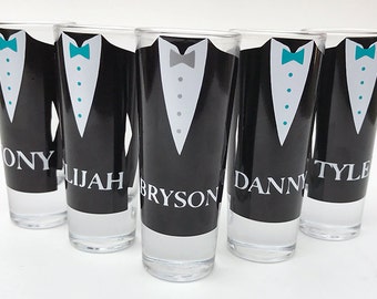 Groomsmen Gifts - Best Man Gifts - Wedding Shot Glasses - Wedding Favor Idea - Gifts For Him