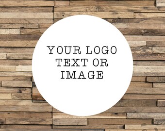 Custom Logo Stickers Various Sizes, Customisable Personal & Business Labels, Planner Stickers, Gift Wrapping, Wedding Stickers Envelope Seal