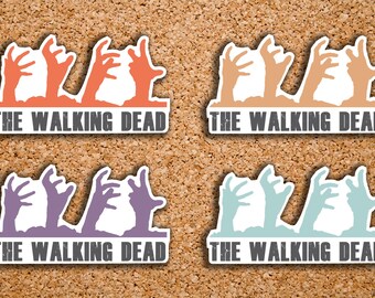 20 The Walking Dead Season 7, Zombie Hand Icon Stickers for 2017 Inkwell Press IWP-DC70