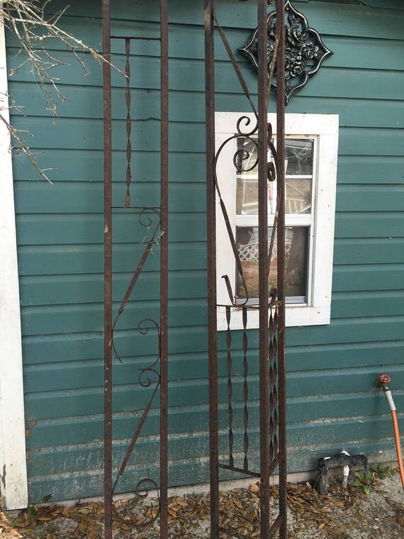 Architectural Salvage Iron Porch Columns Wrought Iron
