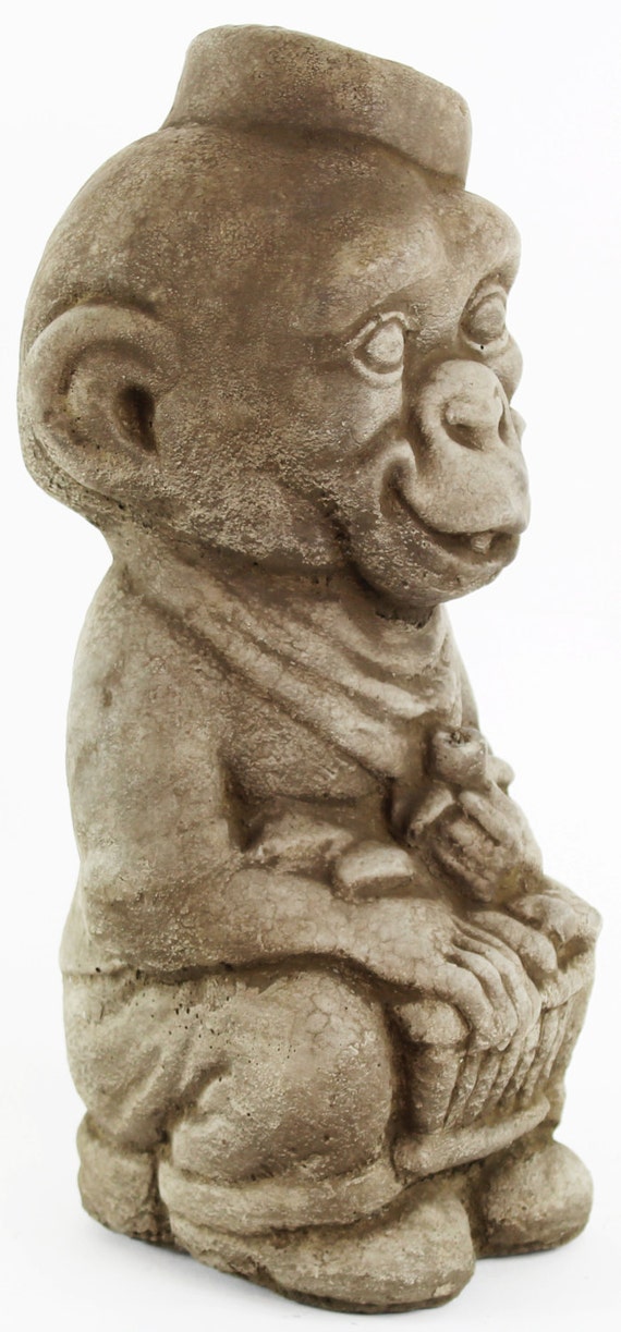 Italian Monkey Concrete Statue Cement Figure European Garden