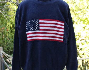 rl american flag sweater