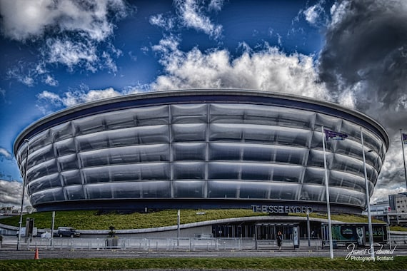 The Hydro, Glasgow print, glasgow photography, scotland, wall art, wall decor, scottish photography, modern landmarks, picture, photograph