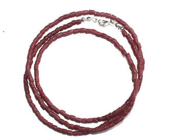 Authentic African Waist Beads Handmade 3 mm Reddish Brown Beads Body Jewelry Gift for Her