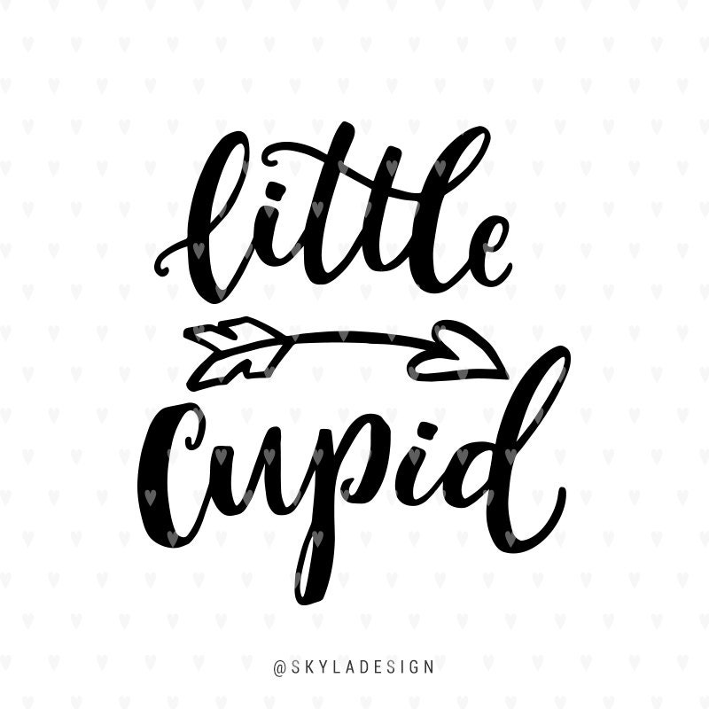 Download Little cupid svg file Valentines svg file Love svg Cupid