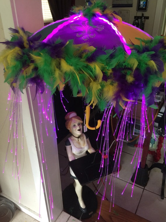 mardi gras umbrella parade