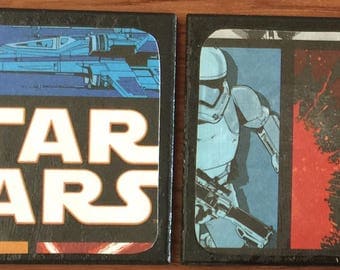 Tile Coasters "The Force Awakens" Star Wars theme