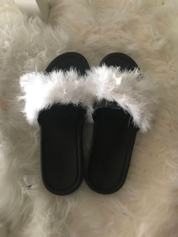 fenty fuzzy slides