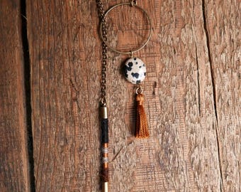 Long necklace/ Long dainty necklace/ Women Gift / Y Necklace/ Layering Boho Necklace /Gift for her / Pendant necklace/ Mother's day gift