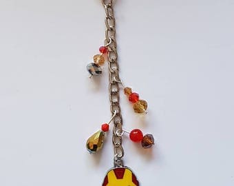 Iron Man key chain or bag charm.