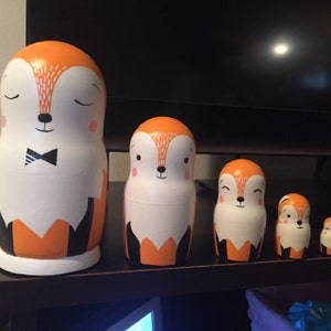 fox nesting dolls