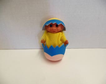 Vintage Easter Chick Troll Doll