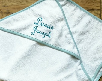 Personalised, baby towel, Hooded towel, Hooded baby towel, bath time, baby bath, baby boy gift, new baby gift, newborn gift