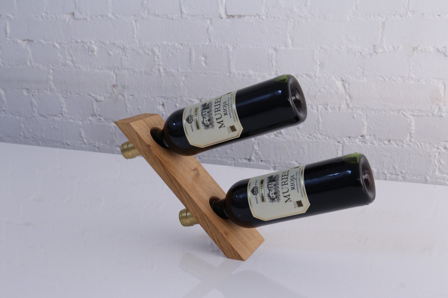 Floating wine bottle holder/ Balancing bottle holder/ Wine