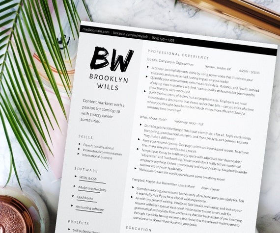 2 column resume