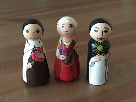 Custom Hand Painted Peg Doll