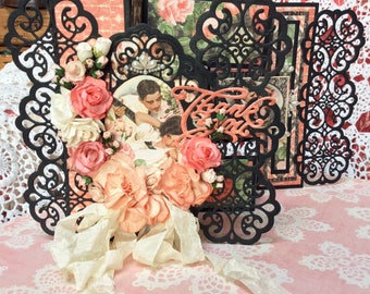 Carte faite main .Anniversaire de Mariage , Mariage , Saint Valentin
