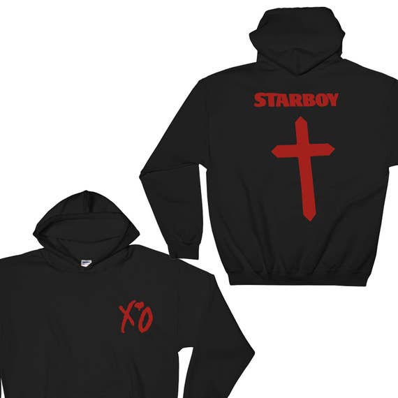 Starboy Hoodie The Weeknd Starboy Hoodie xo The weeknd