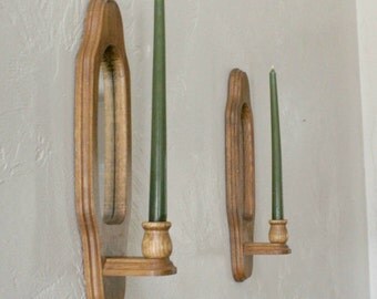 wood wall sconce pair candle wall sconce wood candle holder wooden candle sconce - Decorative Wall Sconces wood wall sconce pair candle wall sconce wood candle holder wooden candle sconce - Decorative Wall Sconces