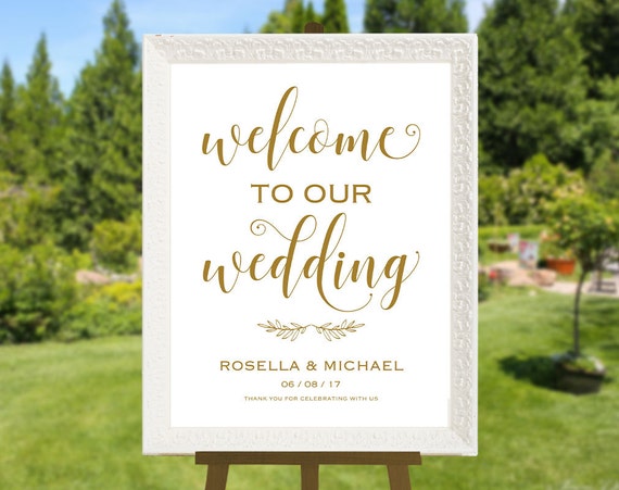 Welcome To Our Wedding Sign Template Gold Wedding Welcome Sign Template Welcome To Our Wedding Welcome To Our Wedding Sign Template Gold Wedding Welcome Sign Template Welcome To Our Wedding