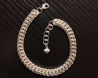Stering Silver Persian Weave bracelet