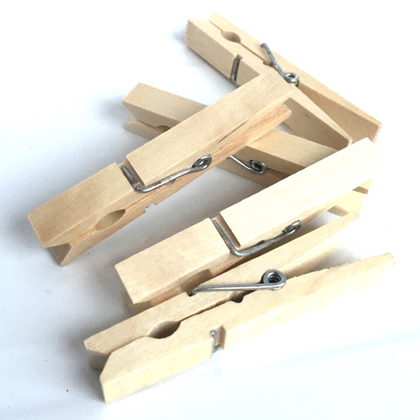 10 wood clothes pegs wooden clothes pegs vintage clothes