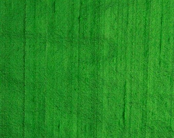 Green Dupioni Silk Fabric