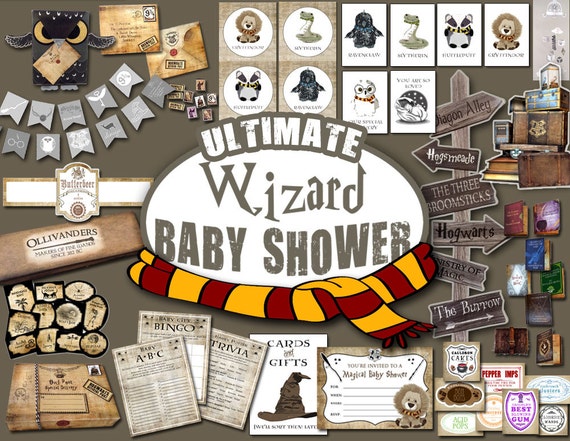 Harry Potter Baby Shower Harry Potter baby Harry by MyPorchPrints