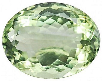Natural Prasiolite Green Amethyst. Amazing Green Prasiolite Without Treatment!!! 14.09 ct. Loose gemstones