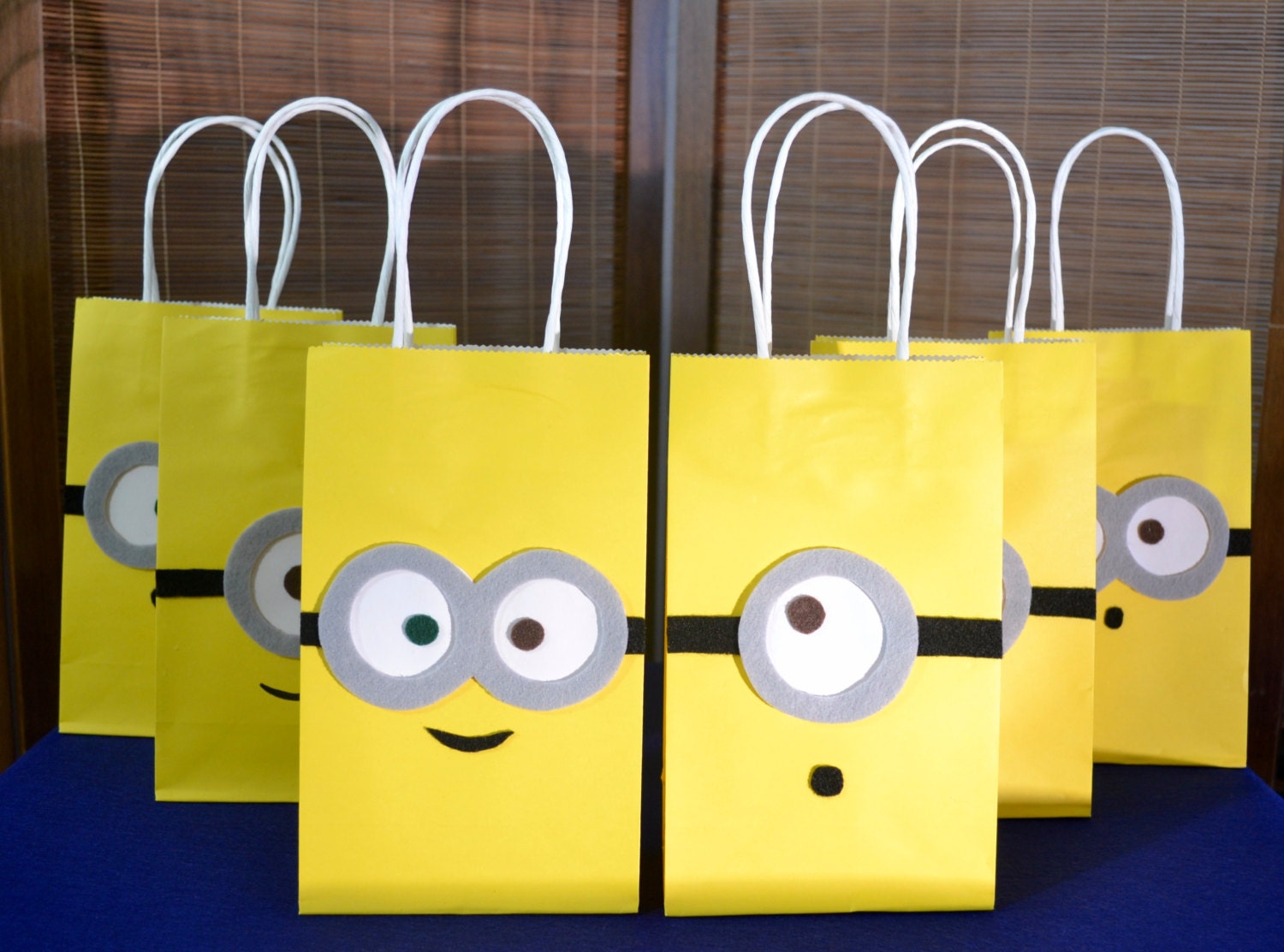 MINIONS FAVOR BAGS Set of 12 Minion Inspired Party Bags