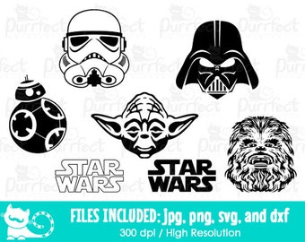 Download Star Wars SVG Storm Trooper Darth Vader SVG Disney Digital