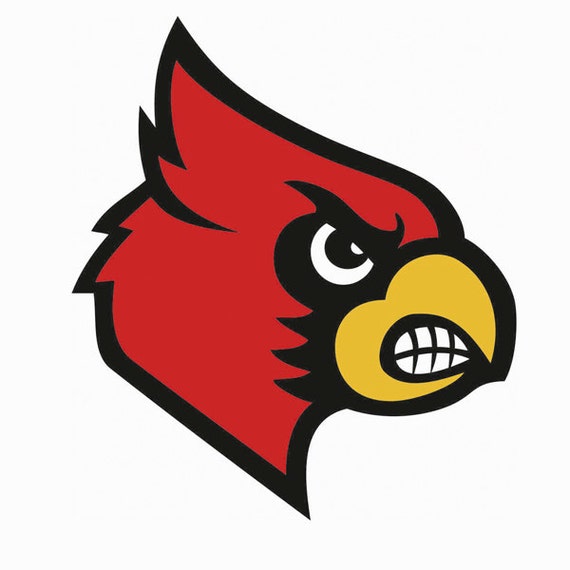 Louisville Cardinals Logo Layered SVG Dxf Vector File