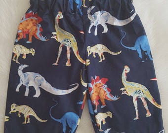 Dinosaur print cotton shorts size 3
