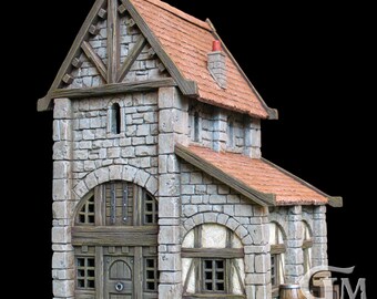 Medieval house 5 (ech 30mm, resin kit)