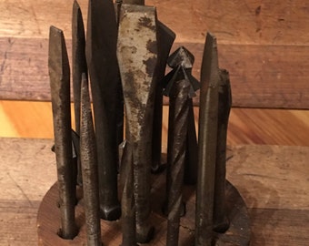 Antique Drill Bit Set - 17 pieces