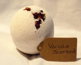Vanilla scent Bath products, bath bombs, bath care, spa gifts, bath fizz, home spa, gifts for her, wedding favour, birthday gifts, love her!