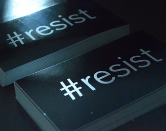 Original #resist bumper sticker