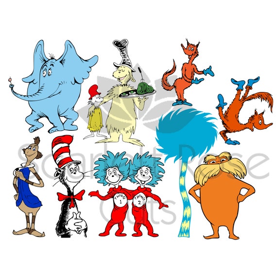 Download The Cat in the Hat svg Dr.Seuss Characters set by ...