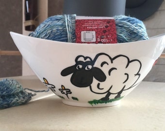 "Yarn Bowl ' knitting is my therapy"