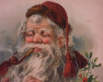 Old World Santa Print