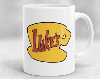Luke's Mug, Gilmore Girls Gift, Luke's Diner Coffee Mug, Gilmore Girls Mug, Stars Hollow Connecticut Mug, Best Friend Mug P35
