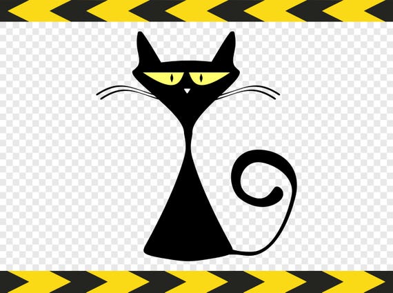 Download Cat Svg Vector Decal Shirt Car stickers Clipart Scrapbook Dxf
