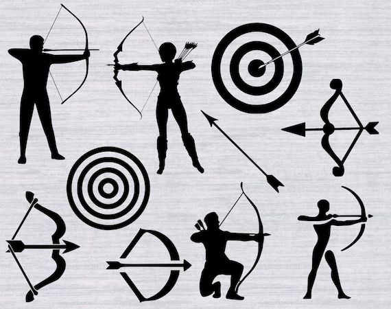 Archery SVG Bundle Bow and Arrow SVG Archery clipart svg