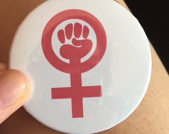 The future is female pin