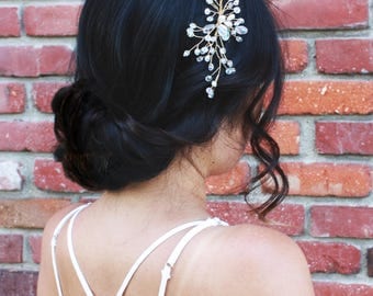 Bridal gold headband,wedding headband,bridal accessory,hair jewelry, gold hair jewelry,headband,bridal,wedding