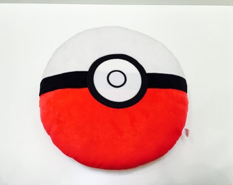 pokeball plush pillow